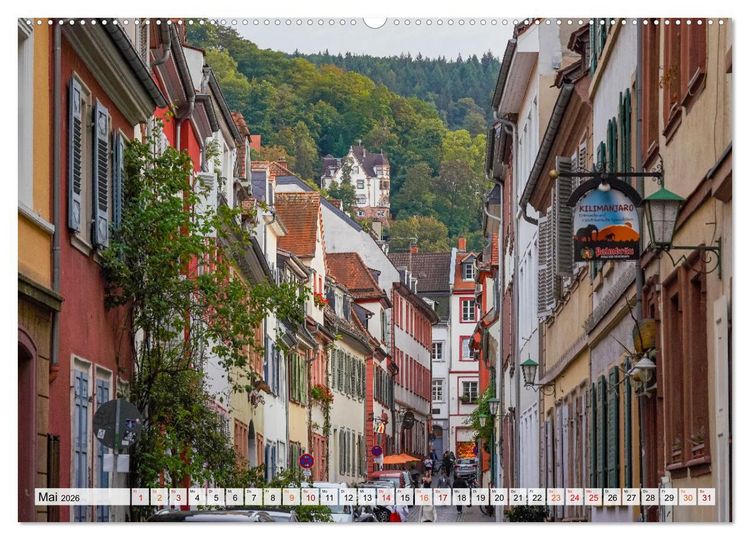 Produktbild: Heidelberg Impressionen (Wandkalender 2026 DIN A2 quer), CALVENDO Monatskalender