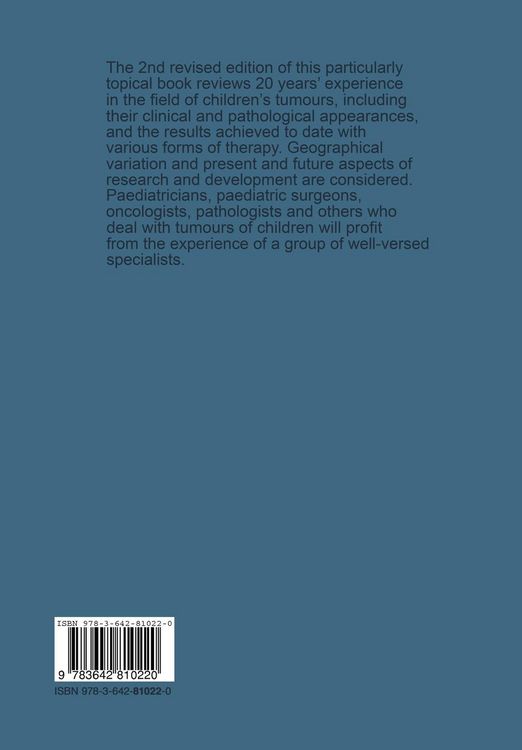 Produktbild: Tumours in Children
