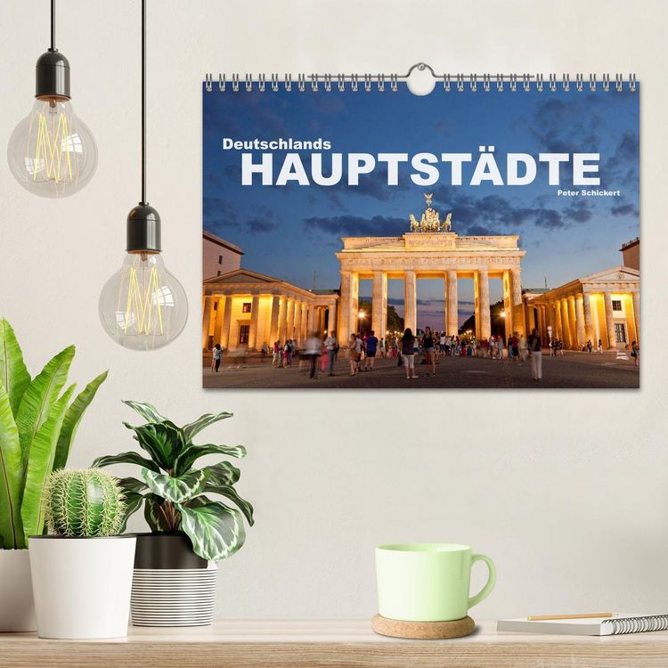Produktbild: Deutschlands Hauptst&auml;dte (Wandkalender 2026 DIN A4 quer), CALVENDO Monatskalender