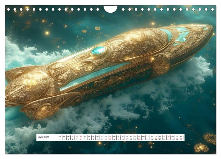 Produktbild: N&auml;chster Halt: Luxus Fantasien (Wandkalender 2027 DIN A4 quer), CALVENDO Monatskalender