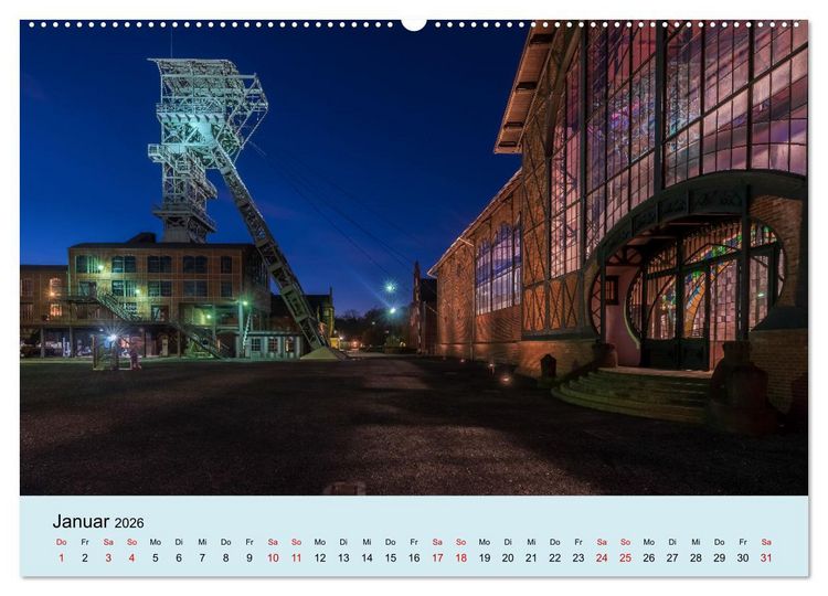 Produktbild: Ruhrnights (Wandkalender 2026 DIN A2 quer), CALVENDO Monatskalender
