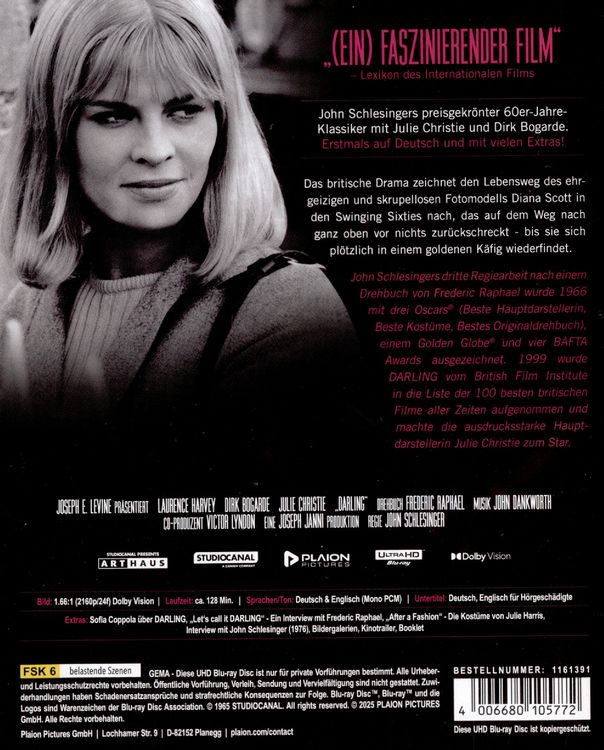 Produktbild: Darling (4K Ultra HD+Blu-ray)