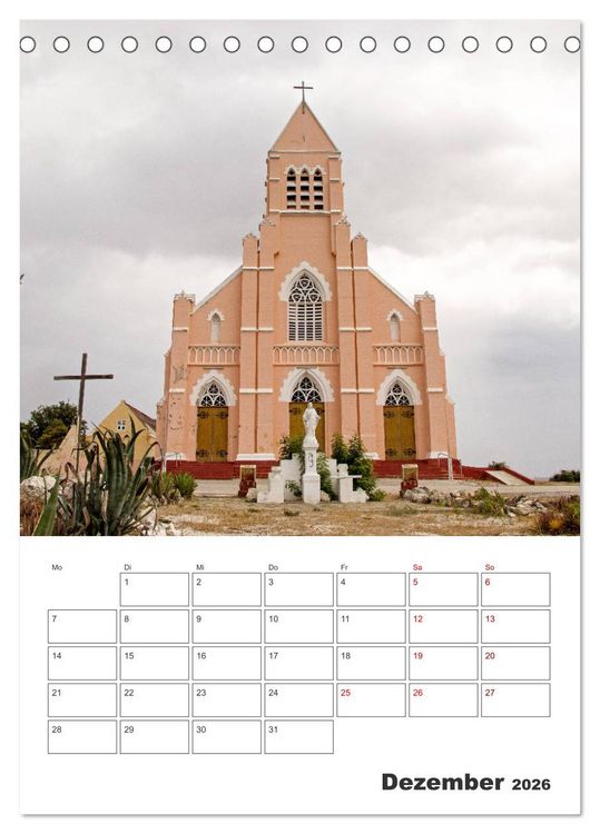 Produktbild: Curacao - Terminplaner (Tischkalender 2026 DIN A5 hoch), CALVENDO Monatskalender