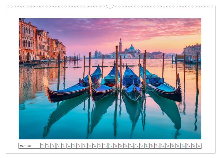 Produktbild: City Dreams & Travel Vibes (Wandkalender 2026 DIN A2 quer), CALVENDO Monatskalender