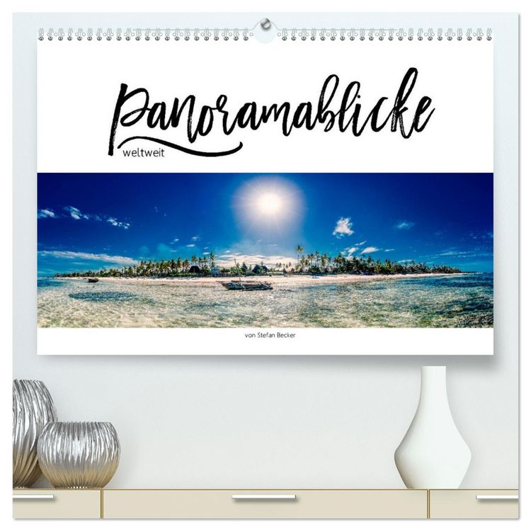 Produktbild: Panoramablicke weltweit (hochwertiger Premium Wandkalender 2026 DIN A2 quer), Kunstdruck in Hochglanz