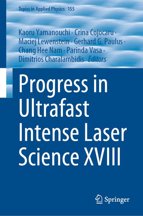 Produktbild: Progress in Ultrafast Intense Laser Science XVIII