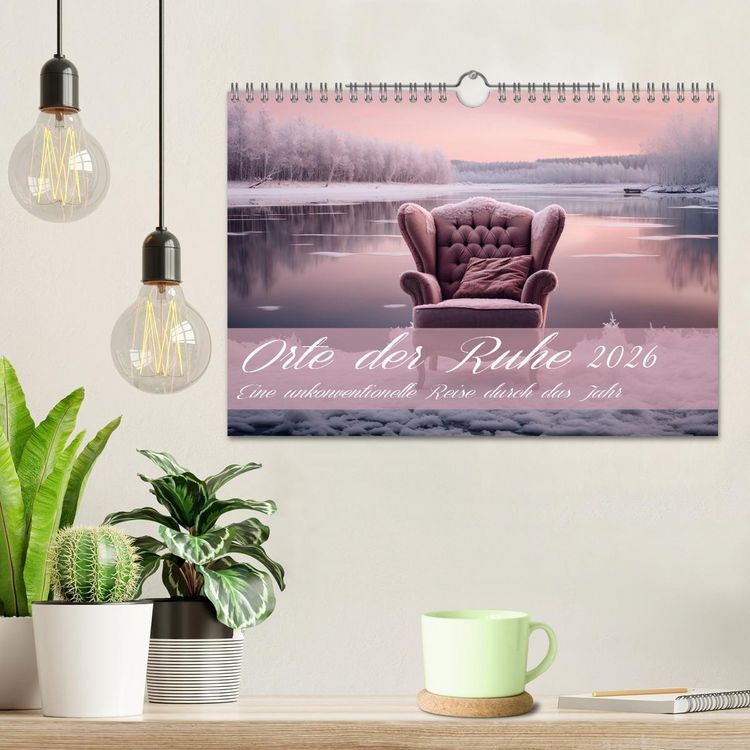 Produktbild: Orte der Ruhe (Wandkalender 2026 DIN A4 quer), CALVENDO Monatskalender