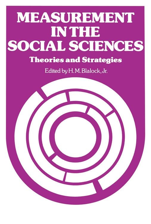 Produktbild: Measurement in the Social Sciences