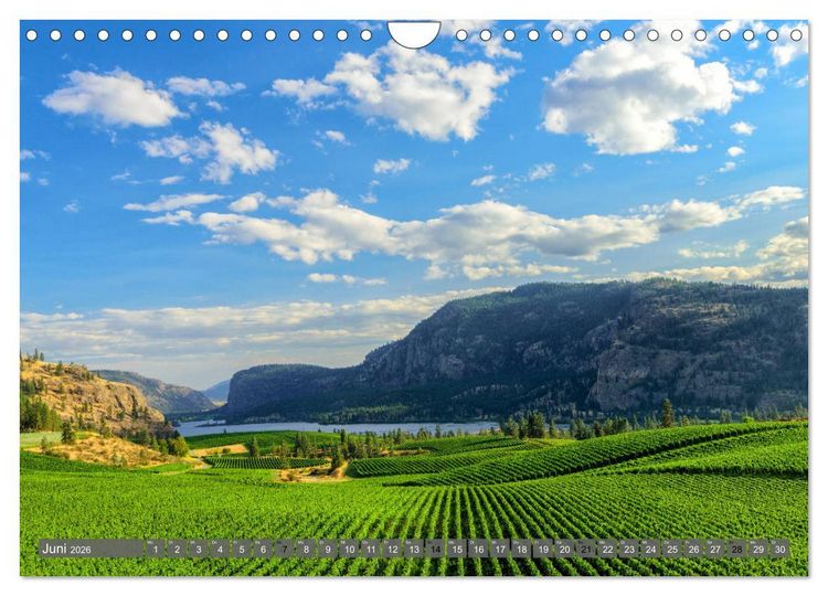 Produktbild: Kanada der Westen (Wandkalender 2026 DIN A4 quer), CALVENDO Monatskalender