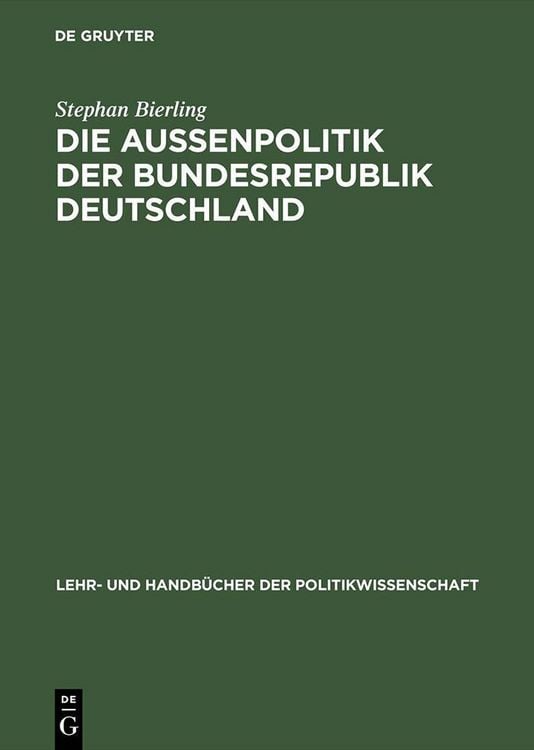 Produktbild: Die Au&szlig;enpolitik der Bundesrepublik Deutschland