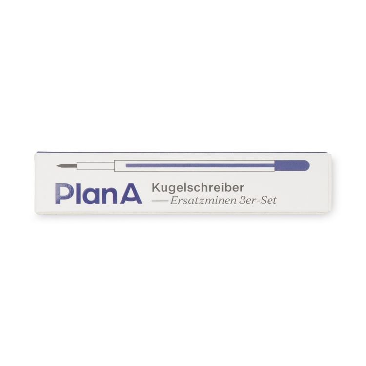 Produktbild: Kugelschreiber Refill 3er Set blau