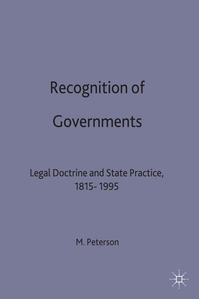 Produktbild: Recognition of Governments