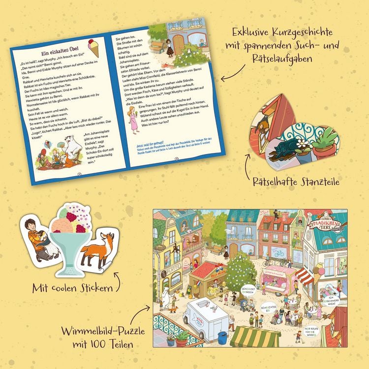 Produktbild: Story-Puzzle Die Schule der magischen Tiere ermittelt