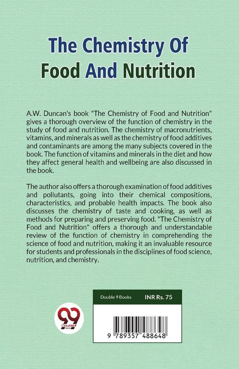 Produktbild: The Chemistry Of Food And Nutrition