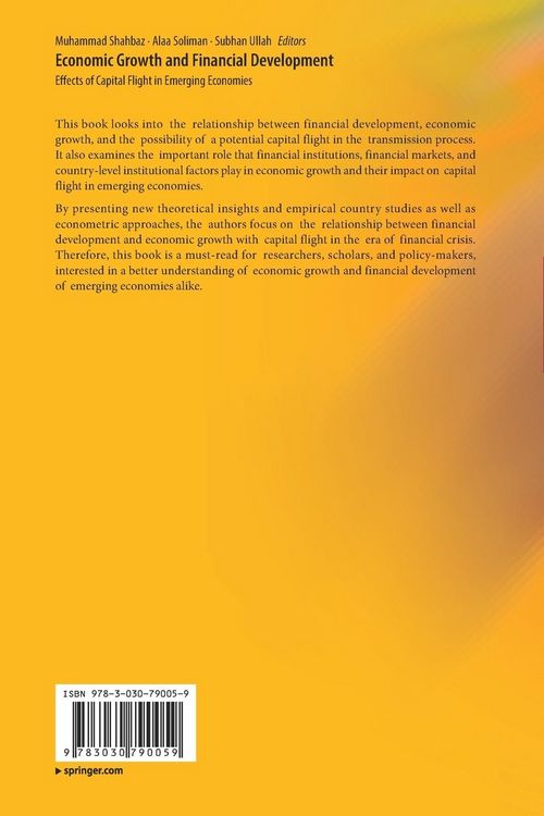 Produktbild: Economic Growth and Financial Development