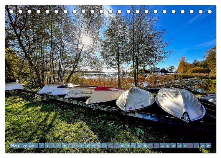 Produktbild: Verzaubertes Schweden (Tischkalender 2027 DIN A5 quer), CALVENDO Monatskalender