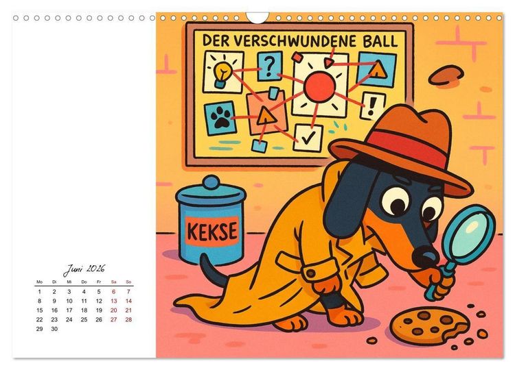 Produktbild: Pfoten, Pelz & Power-Jobs (Wandkalender 2026 DIN A3 quer), CALVENDO Monatskalender