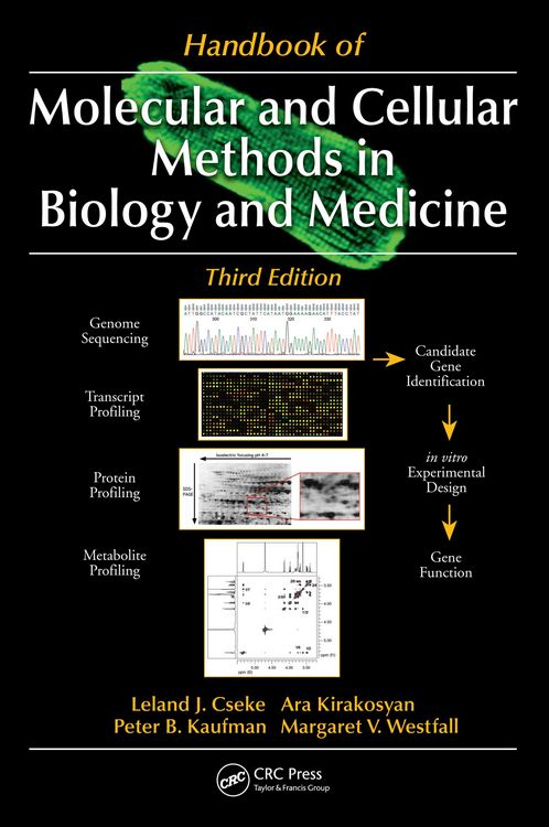 Produktbild: Handbook of Molecular and Cellular Methods in Biology and Medicine