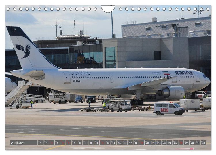 Produktbild: Flugzeuge zwischen Himmel und Erde (Wandkalender 2026 DIN A4 quer), CALVENDO Monatskalender
