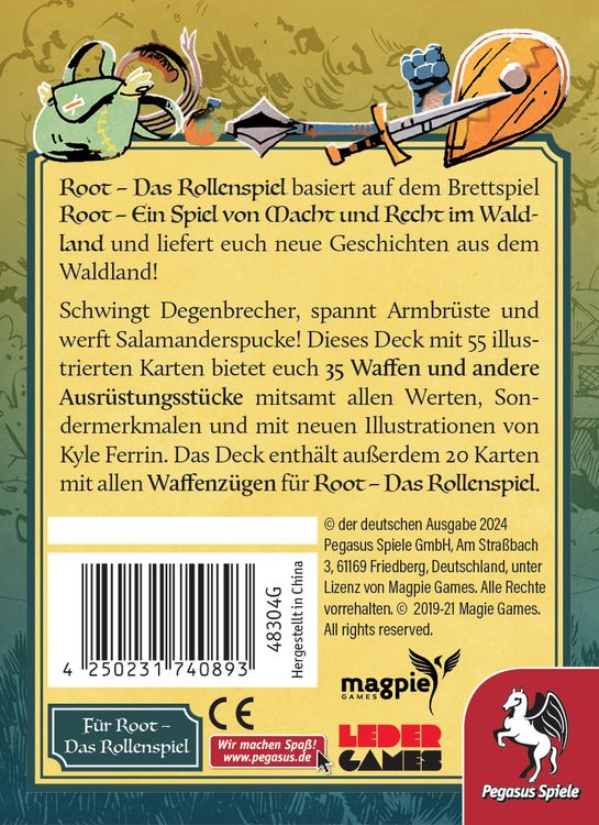 Produktbild: Root - Das Rollenspiel: Ausr&uuml;stungsdeck