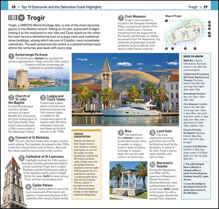 Produktbild: DK Top 10 Dubrovnik and the Dalmatian Coast