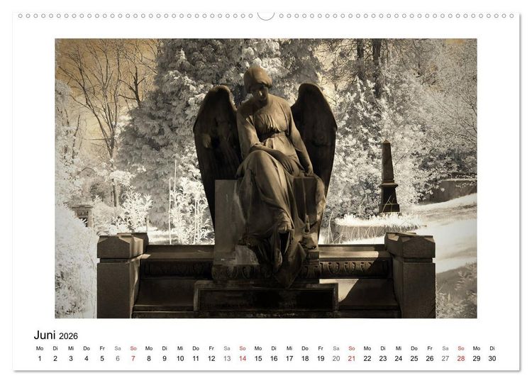 Produktbild: your guardian angel - Dein Schutzengel f&uuml;r jeden Tag (hochwertiger Premium Wandkalender 2026 DIN A2 quer), Kunstdruck in Hochglanz