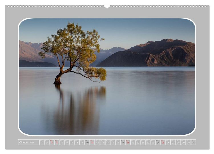 Produktbild: Neuseeland - Die S&uuml;dinsel (Wandkalender 2026 DIN A2 quer), CALVENDO Monatskalender