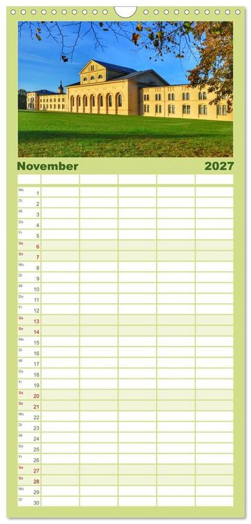 Produktbild: Familienplaner 2027 - Schwerin - Welterbe mit 5 Spalten (Wandkalender, 21 x 45 cm) CALVENDO