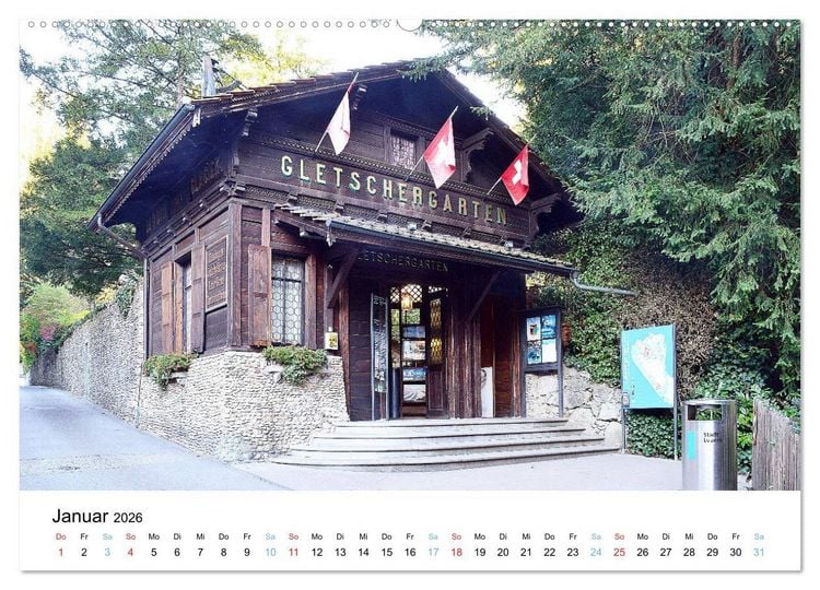 Produktbild: LUZERN Wo sich Reuss und Vierwaldst&auml;ttersee begegnen (Wandkalender 2026 DIN A2 quer), CALVENDO Monatskalender