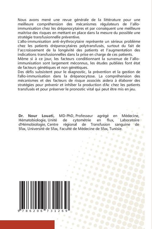 Produktbild: R&eacute;gulation de l'allo-immunisation anti-&eacute;rythrocytaire