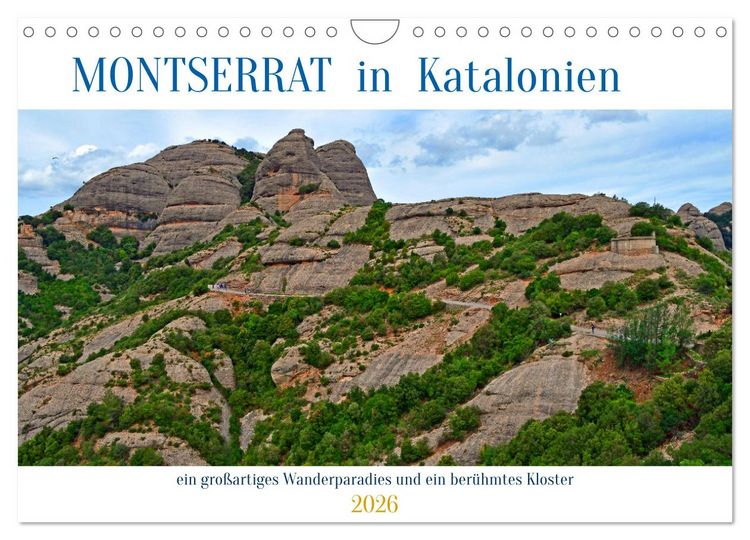Produktbild: MONTSERRAT in Katalonien (Wandkalender 2026 DIN A4 quer), CALVENDO Monatskalender