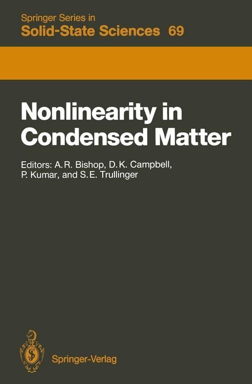 Produktbild: Nonlinearity in Condensed Matter