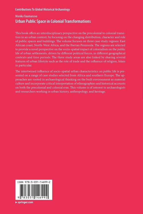 Produktbild: Urban Public Space in Colonial Transformations