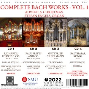 Produktbild: Complete Organ Works Vol. 1: Advent & Christmas