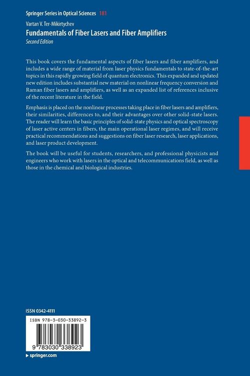 Produktbild: Fundamentals of Fiber Lasers and Fiber Amplifiers