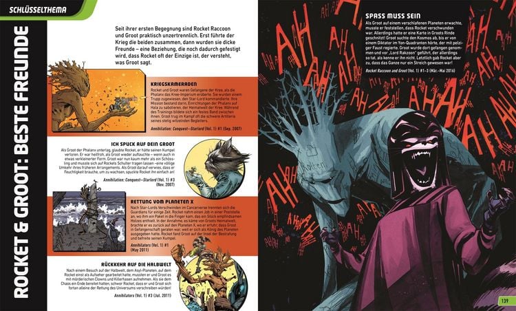 Produktbild: MARVEL Guardians of the Galaxy Helden, Schurken, Schaupl&auml;tze und Geschichten