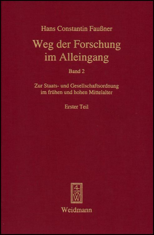 Produktbild: Weg der Forschung im Alleingang