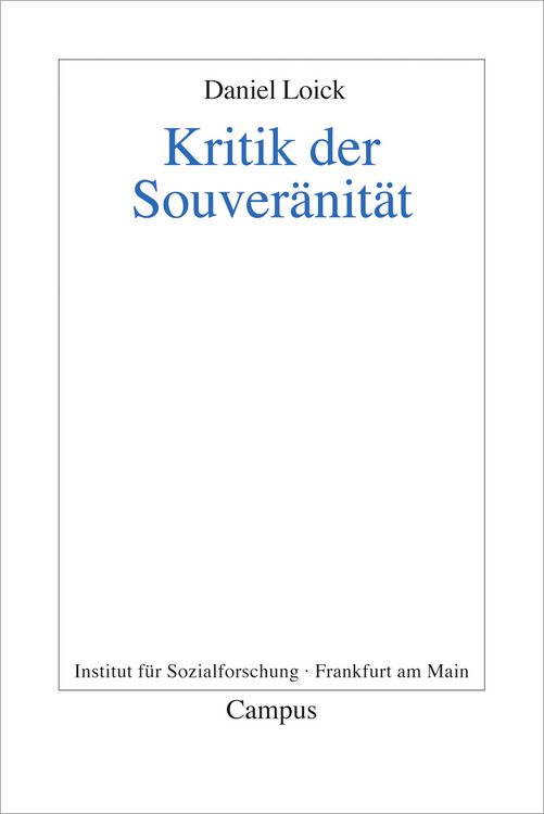 Produktbild: Kritik der Souver&auml;nit&auml;t