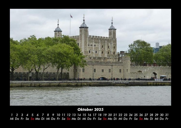 Produktbild: London 2025 Fotokalender DIN A3