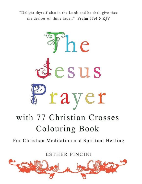Produktbild: The Jesus Prayer with 77 Christian Crosses Colouring Book