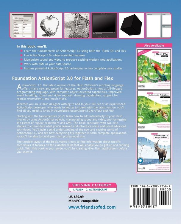 Produktbild: Foundation ActionScript 3.0 for Flash and Flex