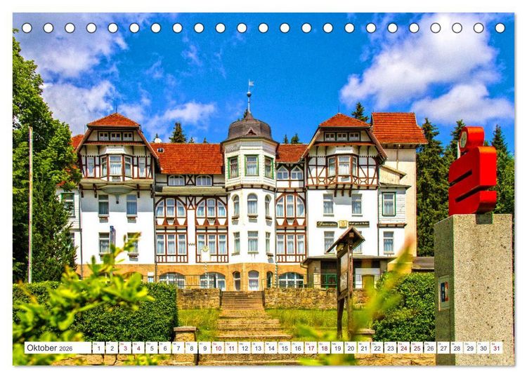 Produktbild: Schierke am Brocken - Die sch&ouml;nste Ortschaft unterhalb des Brockengipfels (Tischkalender 2026 DIN A5 quer), CALVENDO Monatskalender