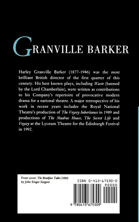 Produktbild: Granville-Barker
