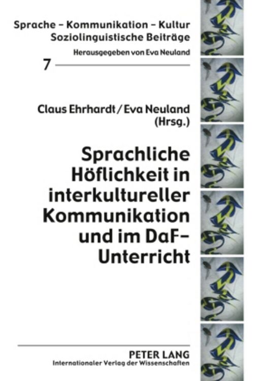 Produktbild: Sprachliche Hoeflichkeit in interkultureller Kommunikation und im DaF-Unterricht