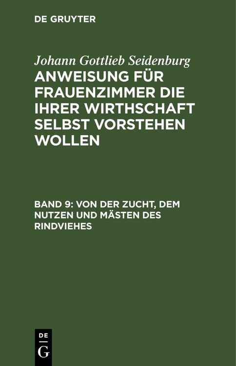Produktbild: Von der Zucht, dem Nutzen und M&auml;sten des Rindviehes