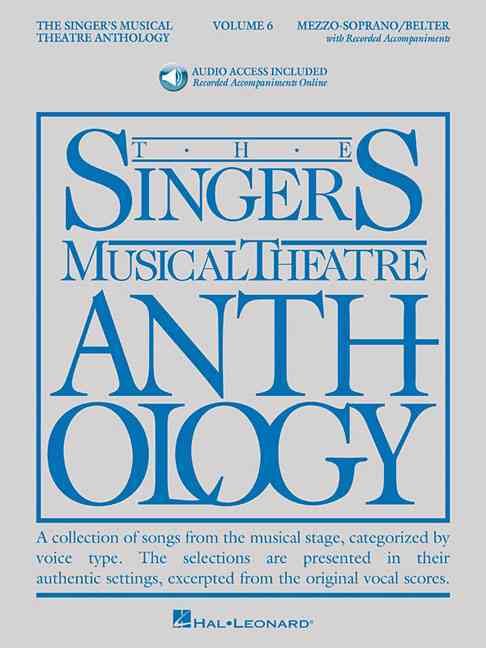 Produktbild: The Singer's Musical Theatre Anthology: Volume 6, Mezzo-Soprano/ Belter by Richard Walters Book/Online Audio Vocal Collection Broadway Sheet Music for Piano Accompaniment and Voice