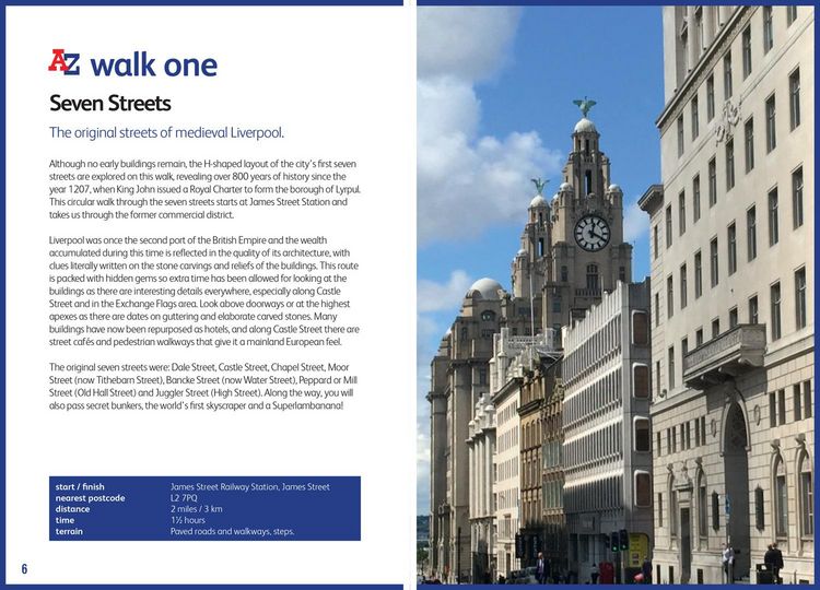 Produktbild: A -Z Liverpool Hidden Walks