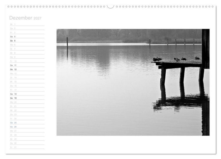 Produktbild: Bilder vom See (hochwertiger Premium Wandkalender 2027 DIN A2 quer), Kunstdruck in Hochglanz