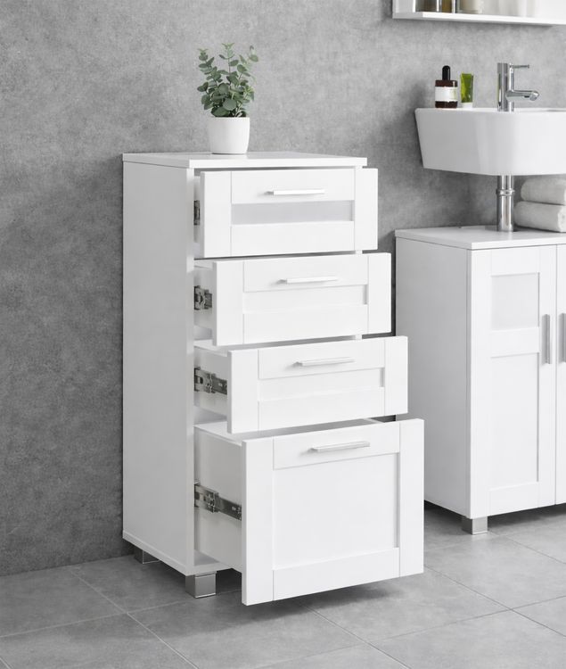 Produktbild: Midischrank Schubladen Nilari 76 x 38 x 28 cm