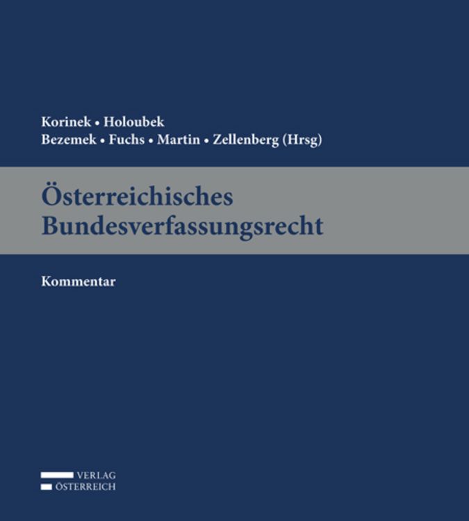 Produktbild: &Ouml;sterreichisches Bundesverfassungsrecht